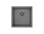 картинка Мойка Alveus QUADRIX MONARCH 30 NEW ANTHRACITE 450X450X200 в компл. с выпуском без сифона, от магазина SEFI