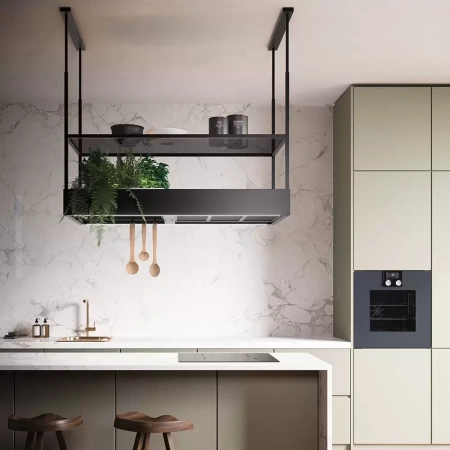 картинка Вытяжка Falmec Spazio 130 Island black matt от магазина SEFI