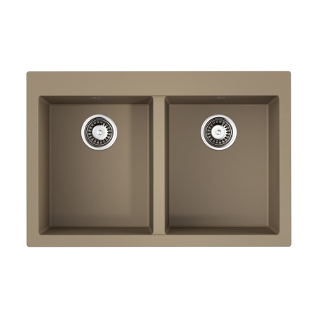 картинка Мойка Omoikiri Bosen 80-2-CH Tetogranit/шампань от магазина SEFI