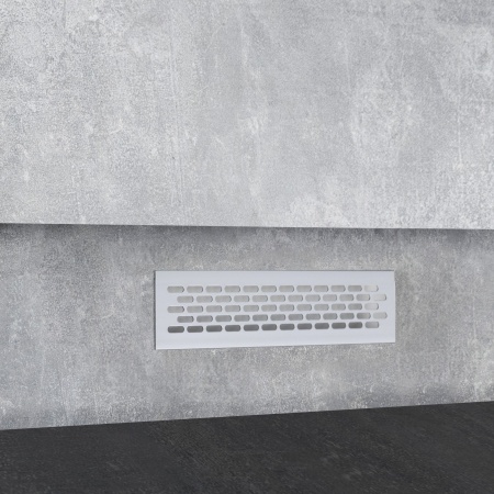 картинка Решетка вентиляционная 245х60мм серебро алюминий AKS магазин SEFI являющийся официальным дистрибьютором в России  картинка Решетка вентиляционная 245х60мм серебро алюминий AKS от магазина SEFI