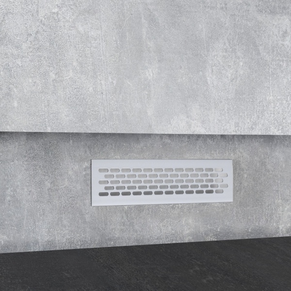 картинка Решетка вентиляционная 245х60мм серебро алюминий AKS магазин SEFI являющийся официальным дистрибьютором в России  картинка Решетка вентиляционная 245х60мм серебро алюминий AKS от магазина SEFI