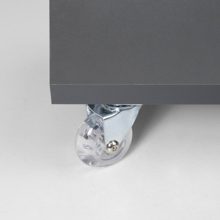 картинка Колесо меб. CRYSTAL/1 d50 h64 с площадкой, прозрачный AKS от магазина SEFI