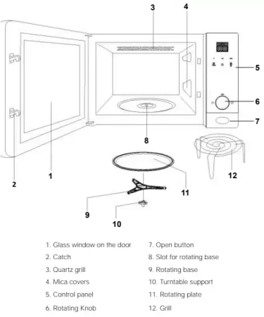 картинка Встраиваемая микроволновая печь Teka ML 8200 BIS NIGHT RIVER BLACK от магазина SEFI