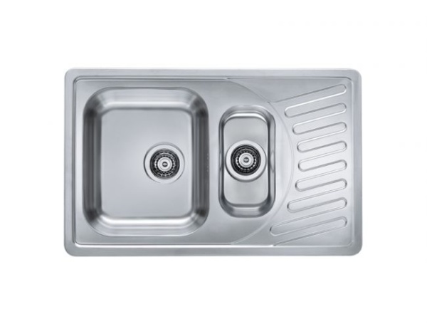 картинка Мойка ELEGANT 110 SAT-90 810X510 1+1/2 в компл.с сифоном 1130555, от магазина SEFI