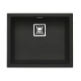 картинка Мойка Alveus GRANITAL+ QUADRIX 50 DEEP BLACK-G90 560X460X200 с сифоном 1133398 от магазина SEFI