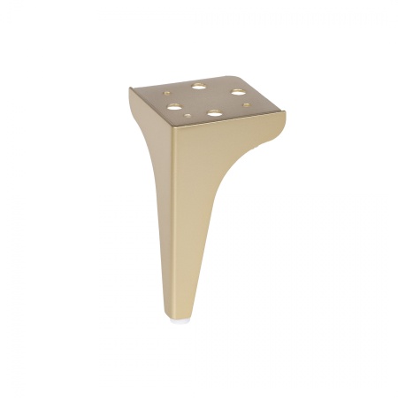 картинка Опора меб. мет. STELLAR h150 угловая брашированное золото AKS магазин SEFI являющийся официальным дистрибьютором в России  картинка Опора меб. мет. STELLAR h150 угловая брашированное золото AKS от магазина SEFI