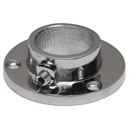 картинка Крепление (розетка) трубы d32 (610), хром AKS от магазина SEFI