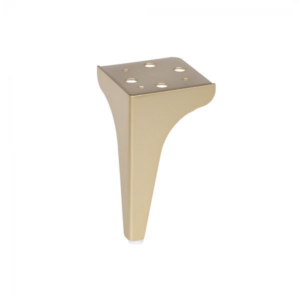 картинка Опора меб. мет. STELLAR h150 угловая брашированное золото AKS от магазина SEFI