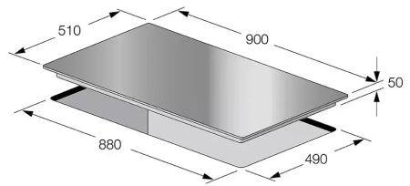 картинка Индукционная варочная панель Fulgor Milano FSH 905 ID TS WH от магазина SEFI
