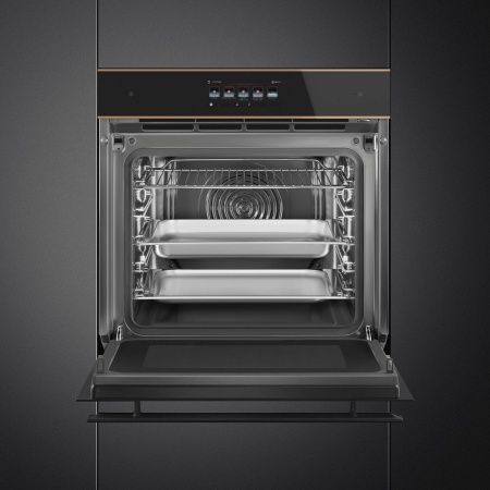 картинка Духовой шкаф с функцией СВЧ Smeg SO6606WAPNR от магазина SEFI