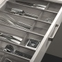 картинка Лоток для столовых приборов Cuisio Pro в ящик Blum Tandembox / Legrabox 500, фасад 600 мм, графит от магазина SEFI