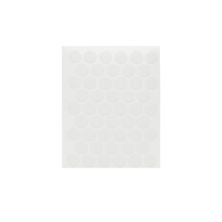 картинка Заглушка самоприлипающая к конфирматам белый шагрень (PC 2500) (1л=50шт) Pacific от магазина SEFI