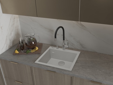 картинка Мойка Rivelato ZENO 5650 1-чаш 560*500 Серый 803 от магазина SEFI
