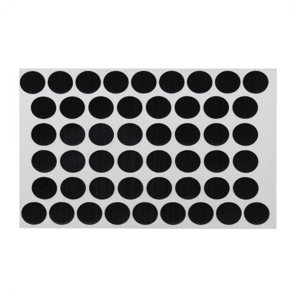 картинка Заглушка самоприлипающая к конфирматам черный структурный (7) AKS (лист-50шт.) магазин SEFI являющийся официальным дистрибьютором в России  картинка Заглушка самоприлипающая к конфирматам черный структурный (7) AKS (лист-50шт.) от магазина SEFI