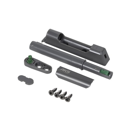 картинка Механизм push-to-open наконечник с фиксацией накладной серый AKS PLUS от магазина SEFI