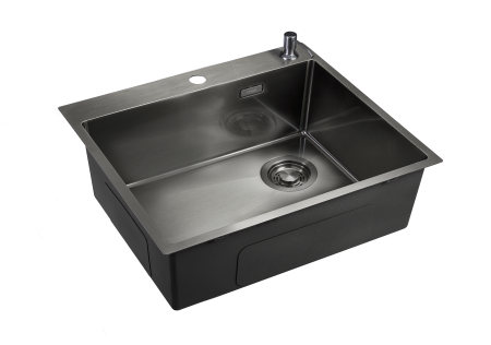 картинка Мойка EMB-560(TOP), цвет Чёрный PVD от магазина SEFI