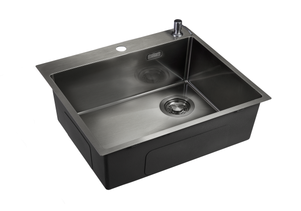 картинка Мойка EMB-560(TOP), цвет Чёрный PVD от магазина SEFI