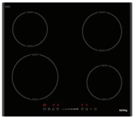 картинка Индукционная варочная панель Korting HI 64540 B магазин SEFI являющийся официальным дистрибьютором в России  картинка Индукционная варочная панель Korting HI 64540 B от магазина SEFI
