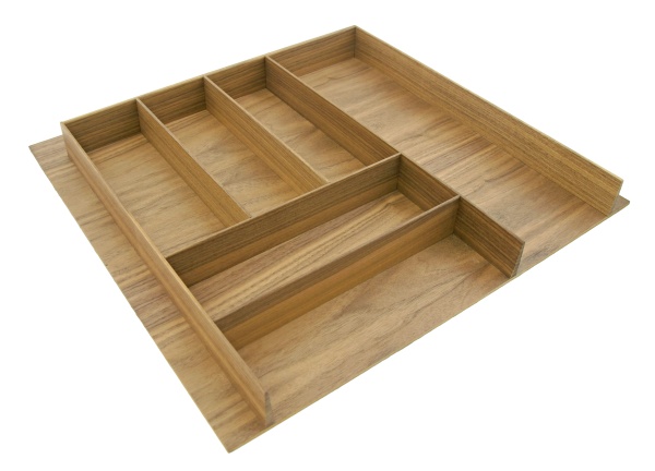 картинка Деревянный лоток WoodLine для столовых приборов в ящик Hettich ArciTech на ширину фасада 450 мм,орех от магазина SEFI