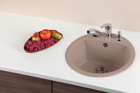картинка Мойка Schock Eclipse 45 Cristalite корз.клапан альпина от магазина SEFI