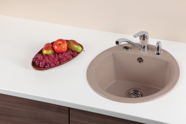 картинка Мойка Schock Eclipse 45 Cristalite корз.клапан мокка от магазина SEFI