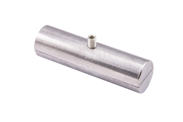 картинка Соединитель 2-х труб d25 (513) внутренний торцевой, вакуумное хромирование AKS от магазина SEFI