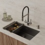 картинка Коландер, нерж. сталь, графит, 426*231, Китчен Лайн (Kitchen Line), IDDIS, KOL23GMi59 от магазина SEFI