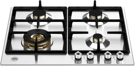 картинка Газовая варочная панель Bertazzoni P604LPROX магазин SEFI являющийся официальным дистрибьютором в России  картинка Газовая варочная панель Bertazzoni P604LPROX от магазина SEFI