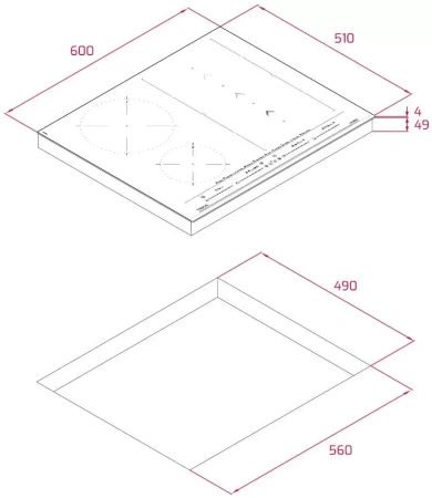 картинка Индукционная варочная панель Teka IZS 66800 MST BLACK от магазина SEFI