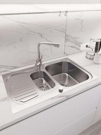 картинка Мойка Oulin 359S, поверхность сатин от магазина SEFI