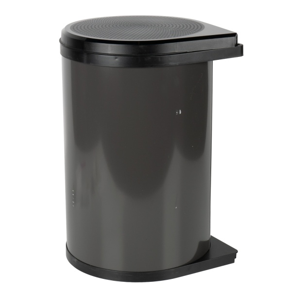 картинка Встроенное мусорное ведро 20 л Hailo Mono, черный (35200071-1) от магазина SEFI