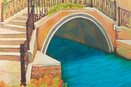 картинка Холодильник арт серии Kuppersberg NFM 200 CG серия Венеция с розами от магазина SEFI