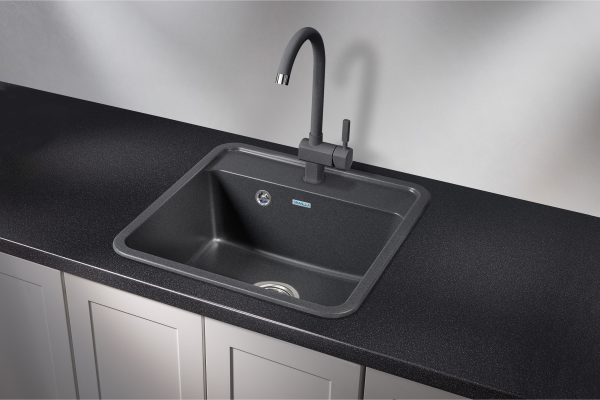 картинка Мойка Granula 5001, графит, СтандАРТ кварц от магазина SEFI