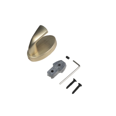 картинка Крючок меб. однорожковый мет. QUEEN брашированное золото AKS от магазина SEFI