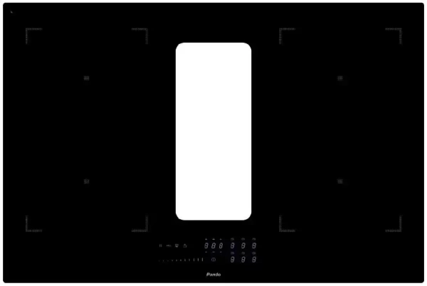 картинка Варочная панель с встроенной вытяжкой Pando E-390/78 V.1130 ECO PLUS + DIFUSOR от магазина SEFI