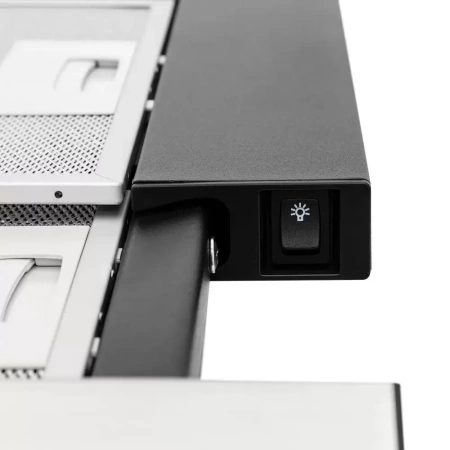 картинка Встраиваемая вытяжка KRONA Kamilla slim 600 black/inox (1 мотор) от магазина SEFI