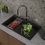 картинка Мойка Rivelato FONDE 8638 1-чаш 860*510 Какао 702 от магазина SEFI