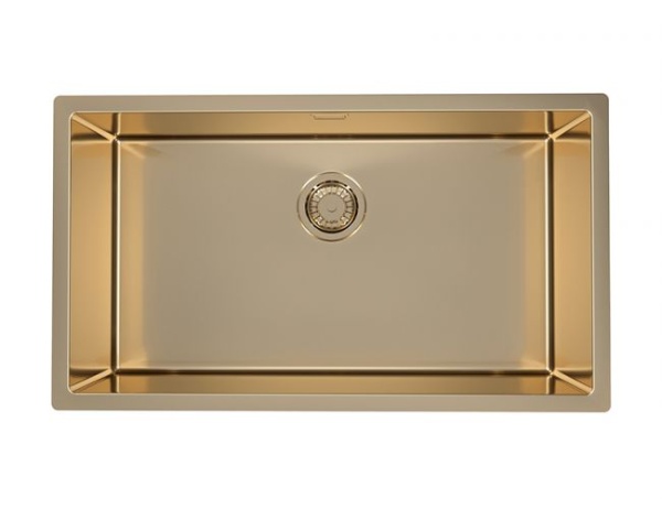 картинка Мойка ALVEUS QUADRIX MONARCH 60 BRONZE 740x400x200 в компл. с выпуском без сифона, от магазина SEFI