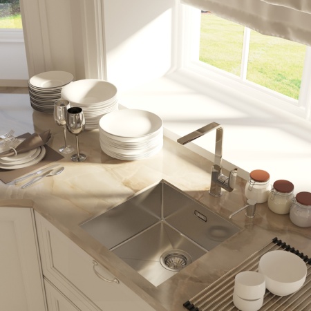 картинка Мойка для подстольного монтажа, Edifice, IDDIS, EDI44S0i77 от магазина SEFI