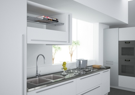 картинка Сетчатая полка Alfa стационарная 414*260*30 от магазина SEFI