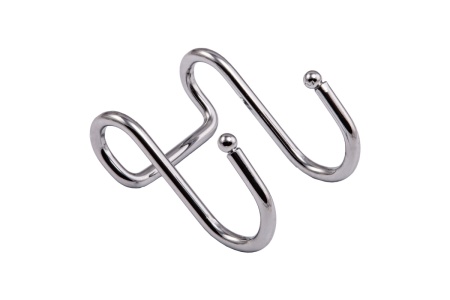 картинка Крючок на трубу d16 ретро двойной хром AKS от магазина SEFI