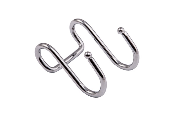 картинка Крючок на трубу d16 ретро двойной хром AKS от магазина SEFI