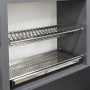 картинка Сушка для посуды 800 INOX нерж.сталь, инокс AKS магазин SEFI являющийся официальным дистрибьютором в России  картинка Сушка для посуды 800 INOX нерж.сталь, инокс AKS от магазина SEFI