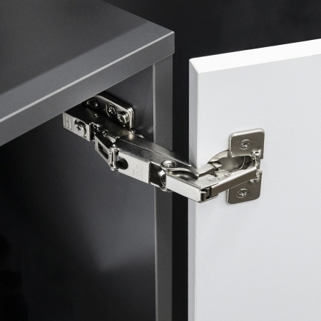 картинка Петля 165° накладная с доводчиком 45мм h0 clip-on AKS PLUS 3D (саморезы, заглушки) магазин SEFI являющийся официальным дистрибьютором в России  картинка Петля 165° накладная с доводчиком 45мм h0 clip-on AKS PLUS 3D (саморезы, заглушки) от магазина SEFI