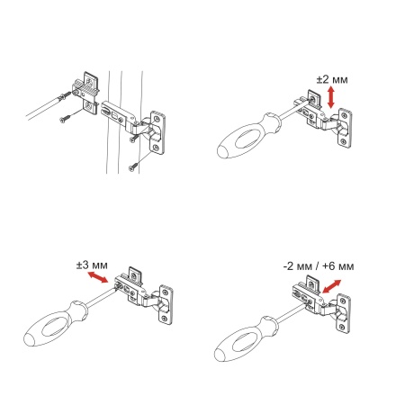 картинка Петля полунакладная с пружиной 45мм h0 slide-on AKS 55г (еврошурупы) магазин SEFI являющийся официальным дистрибьютором в России  картинка Петля полунакладная с пружиной 45мм h0 slide-on AKS 55г (еврошурупы) от магазина SEFI