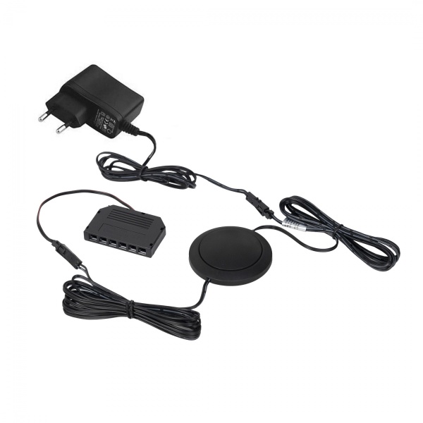 картинка Блок питания Wall 12W/12V розеточный с выкл. и разветвителем 6 точек, 5м, AKS от магазина SEFI