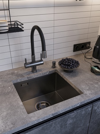 картинка Мойка EMAR 131, покрытие PVD, цвет Чёрный от магазина SEFI