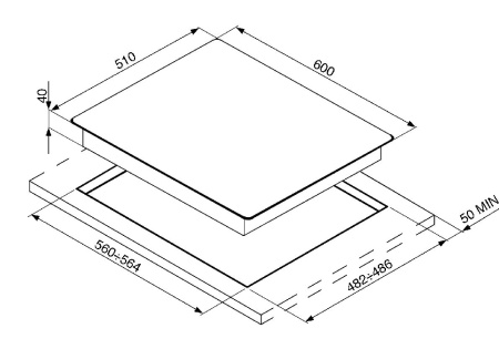 картинка Варочная панель Smeg PV640N от магазина SEFI