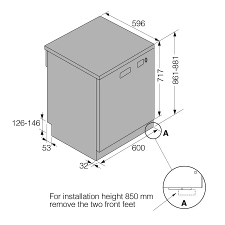 картинка Посудомоечная машина Asko DFS244IB.W/1 от магазина SEFI