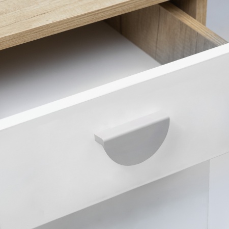 картинка Ручка полукруг серебро 64/80 мм INSPIRE от магазина SEFI